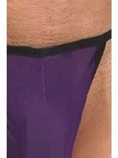 Прозрачные мужские трусы стринги фиолетового цвета RTNN01SP